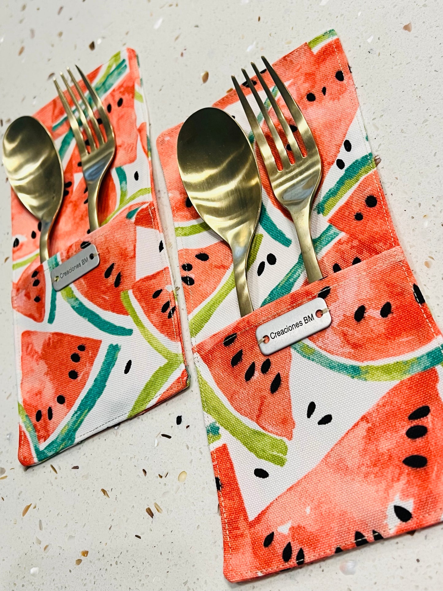 Watermelon Cutlery Pouches