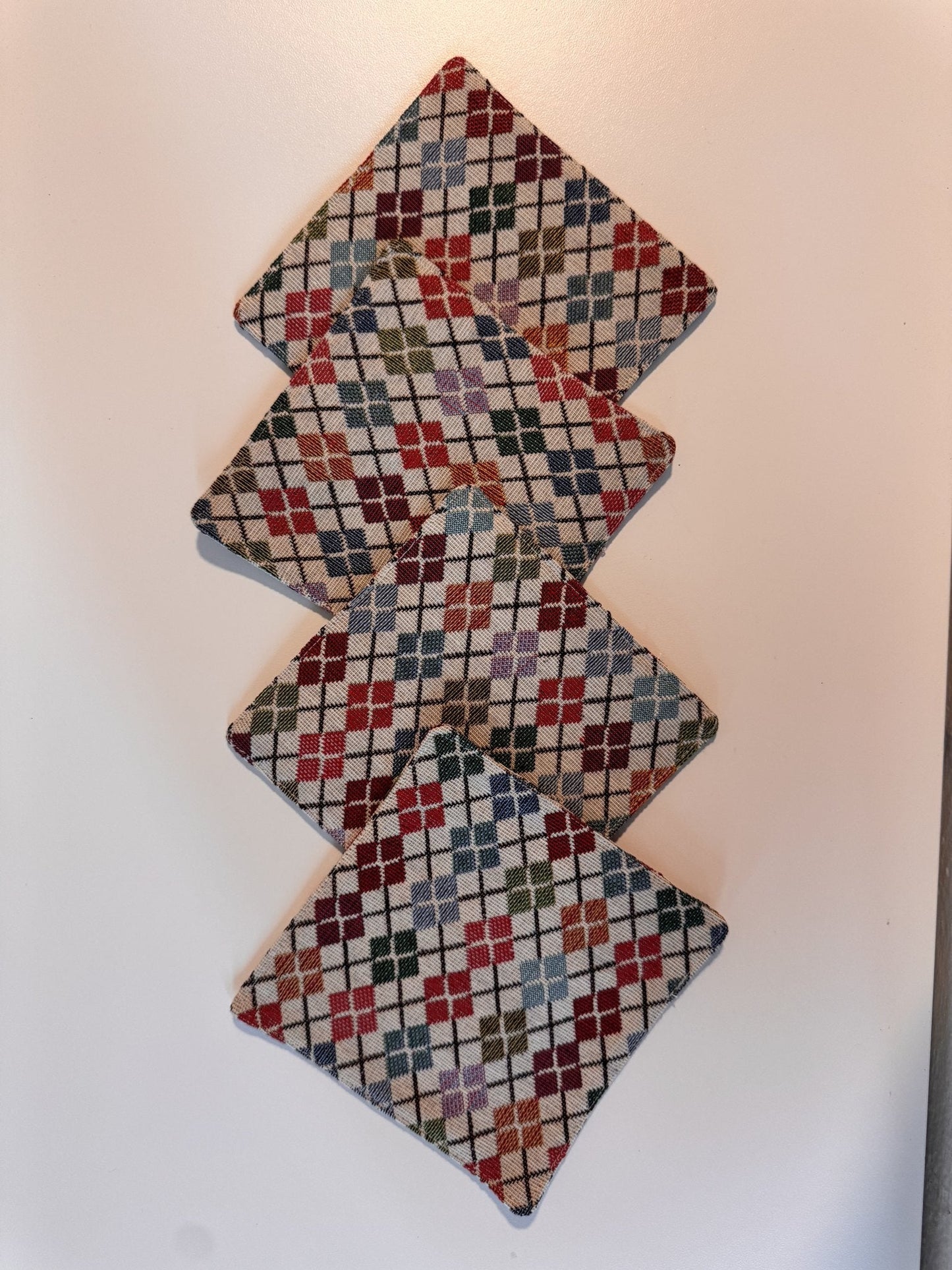 Arlequín Mini Check Coasters — Berenice Macal Home