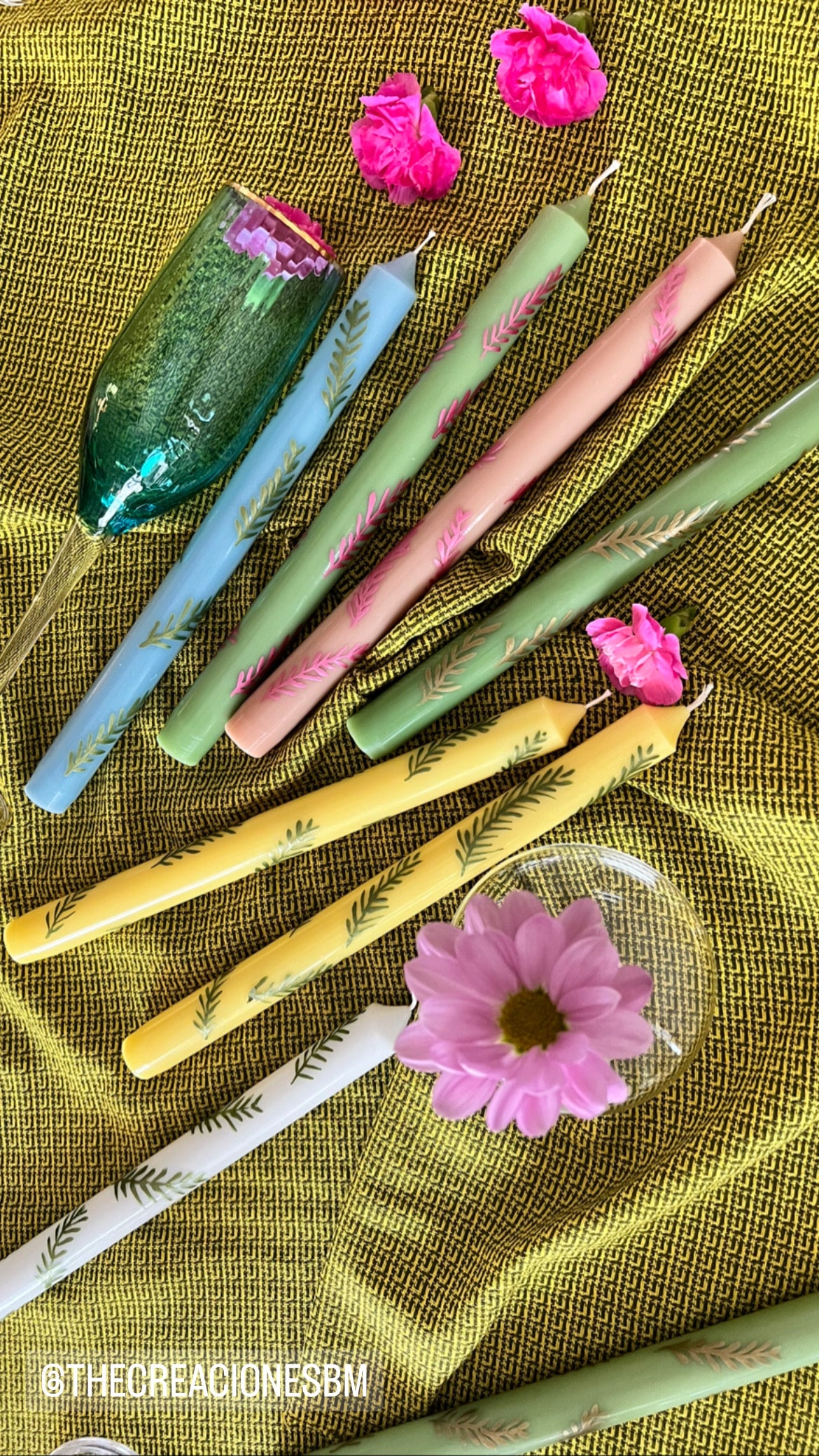 Hand Painted Candles