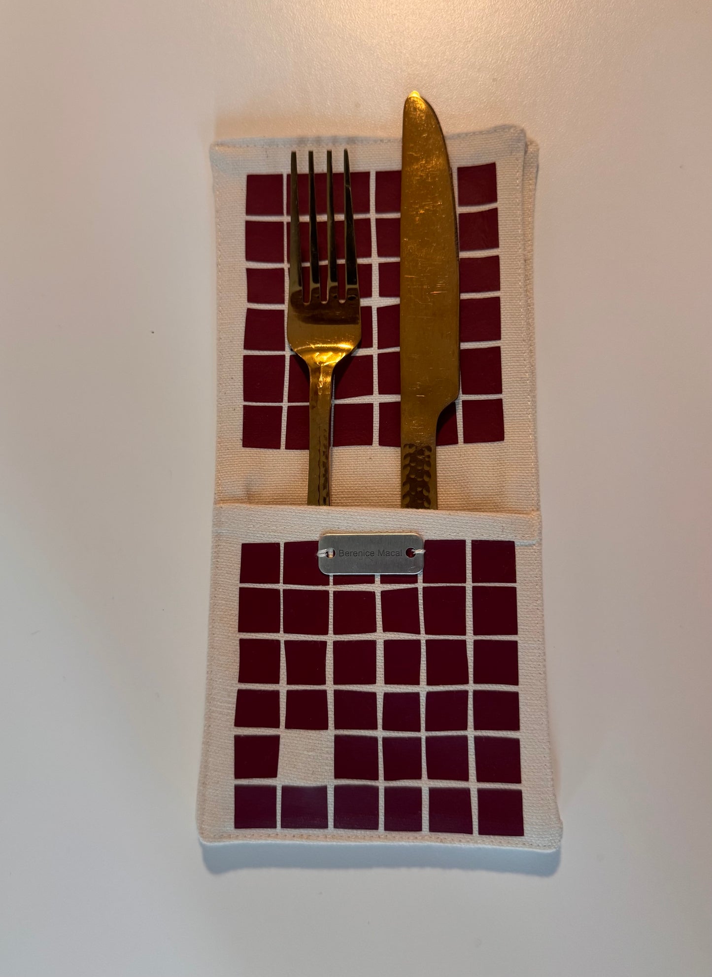 Azulejos Cutlery Pouches — Azul