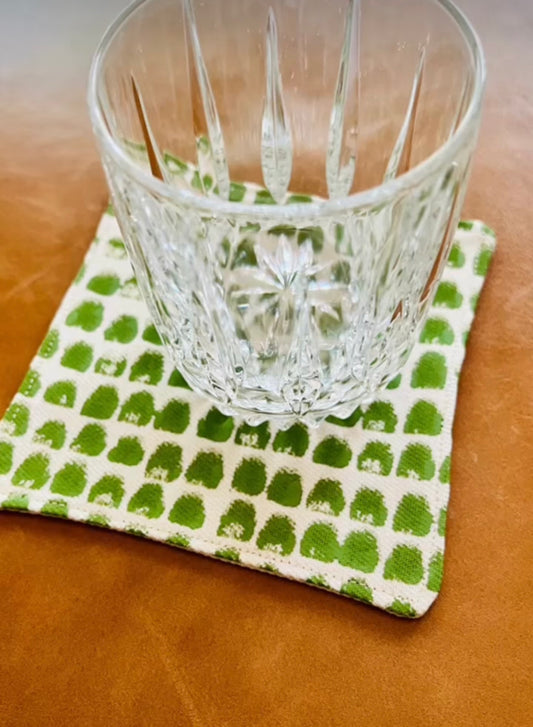 Hand Painted Canvas Coasters
