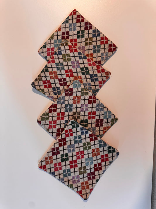 Arlequín Mini Check Coasters