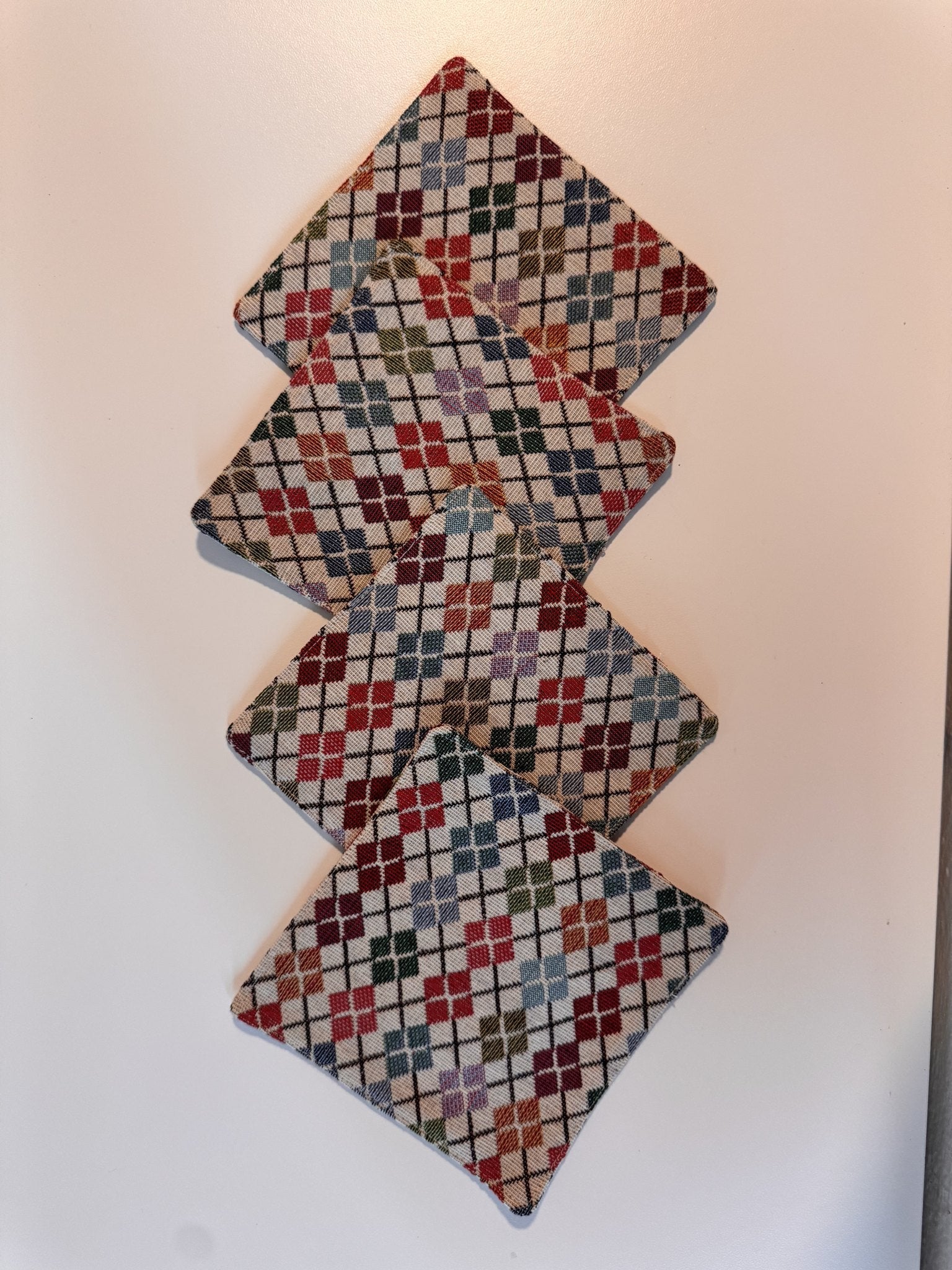 Arlequín Mini Check Coasters — Berenice Macal Home