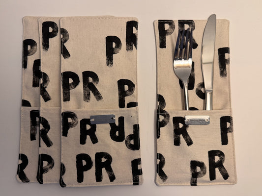 Boricua PR Cutlery Pouches — Berenice Macal Home