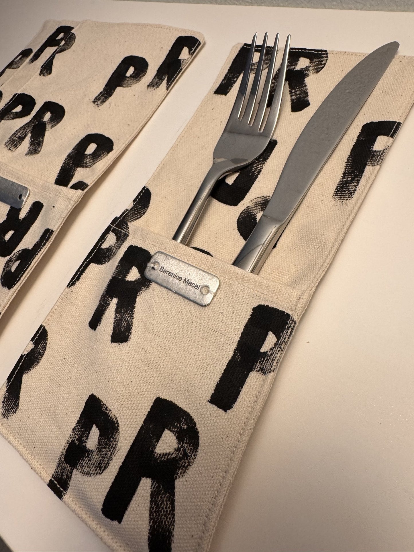 Boricua PR Cutlery Pouches — Berenice Macal Home