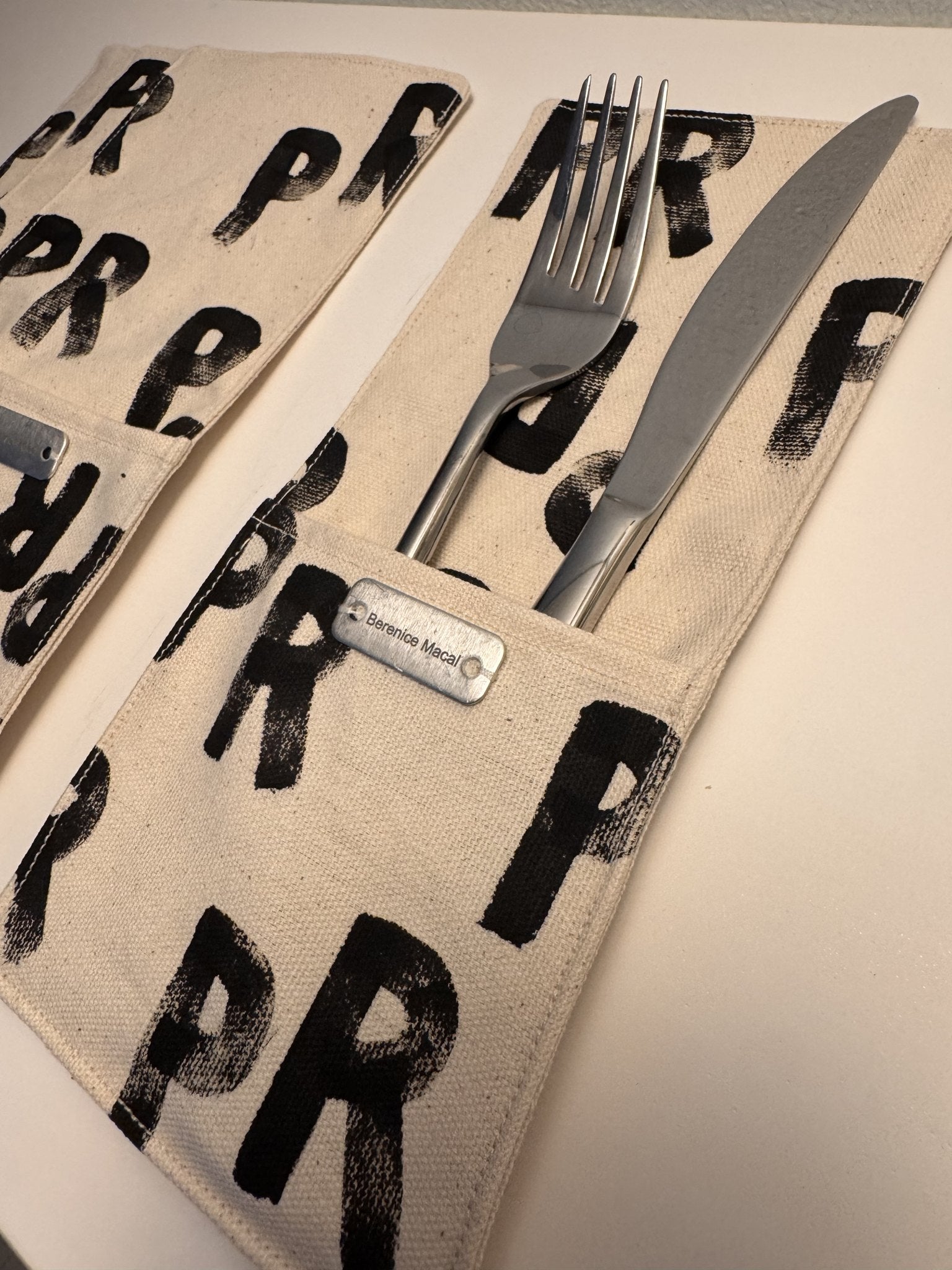 Boricua PR Cutlery Pouches — Berenice Macal Home