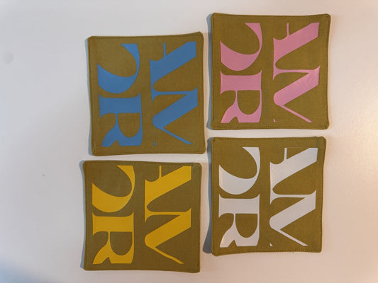 Mucho Amor Coasters — Olive — Berenice Macal Home