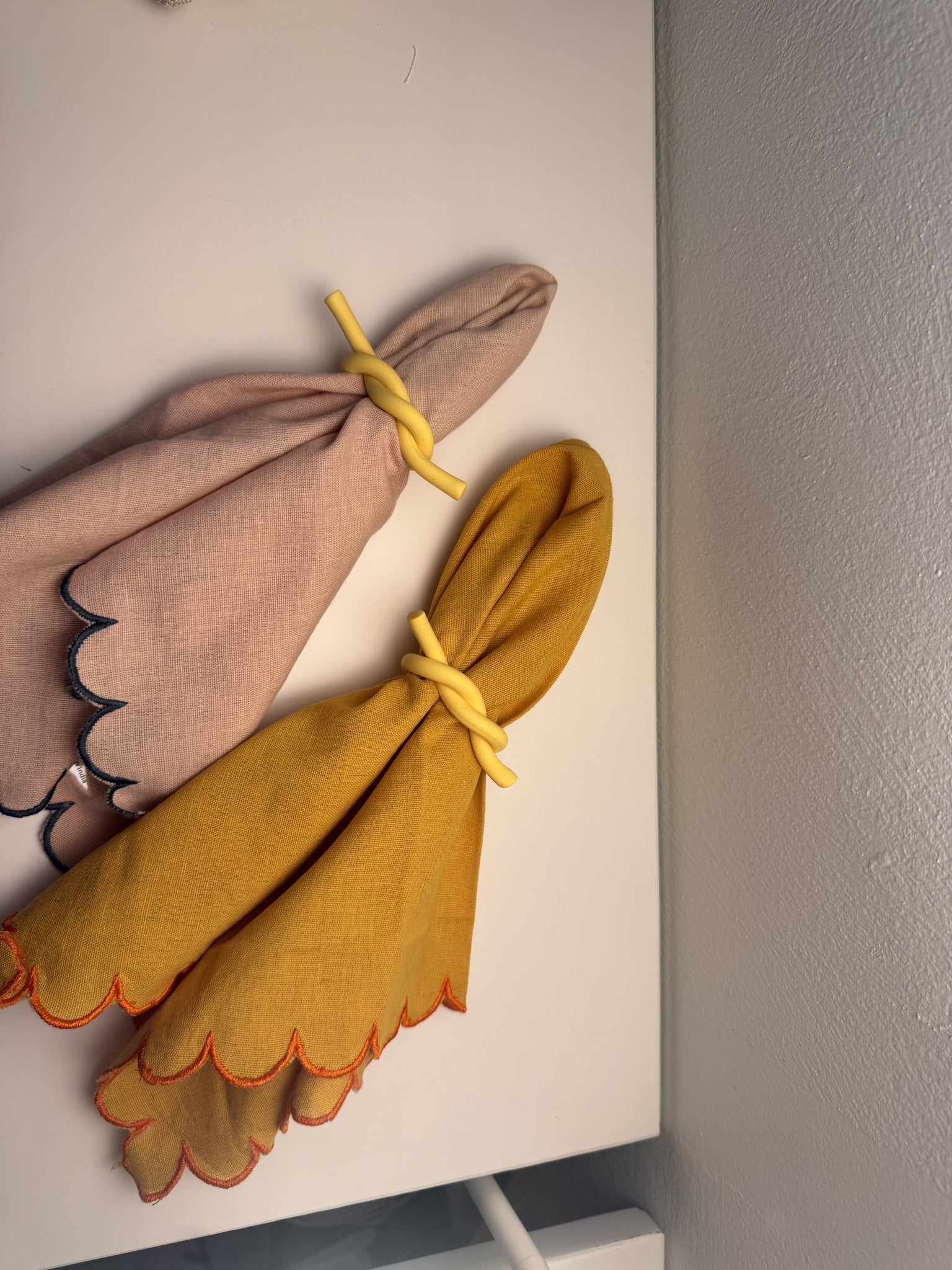 Nuditos Napkin Rings — Butter — Berenice Macal Home